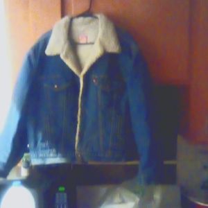 Levi's sheepskin lined jean jacket